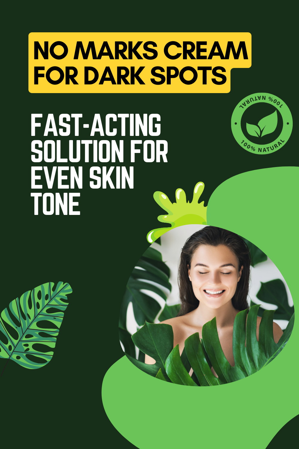 No Marks Cream for Dark Spots (Pinterest Pin)